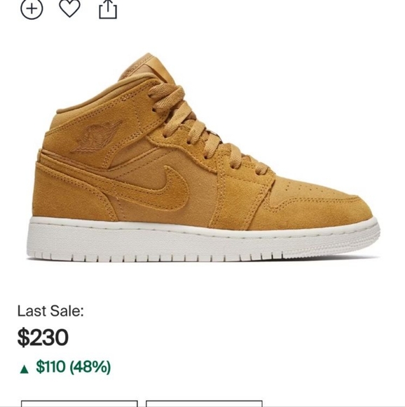 jordan 1 wheat mid